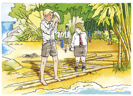 summary of chapter one and two of lord of the flies